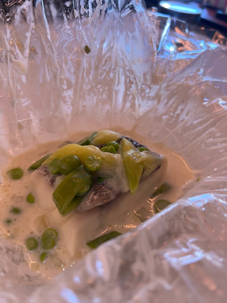 JALファーストクラスで提供された機内食